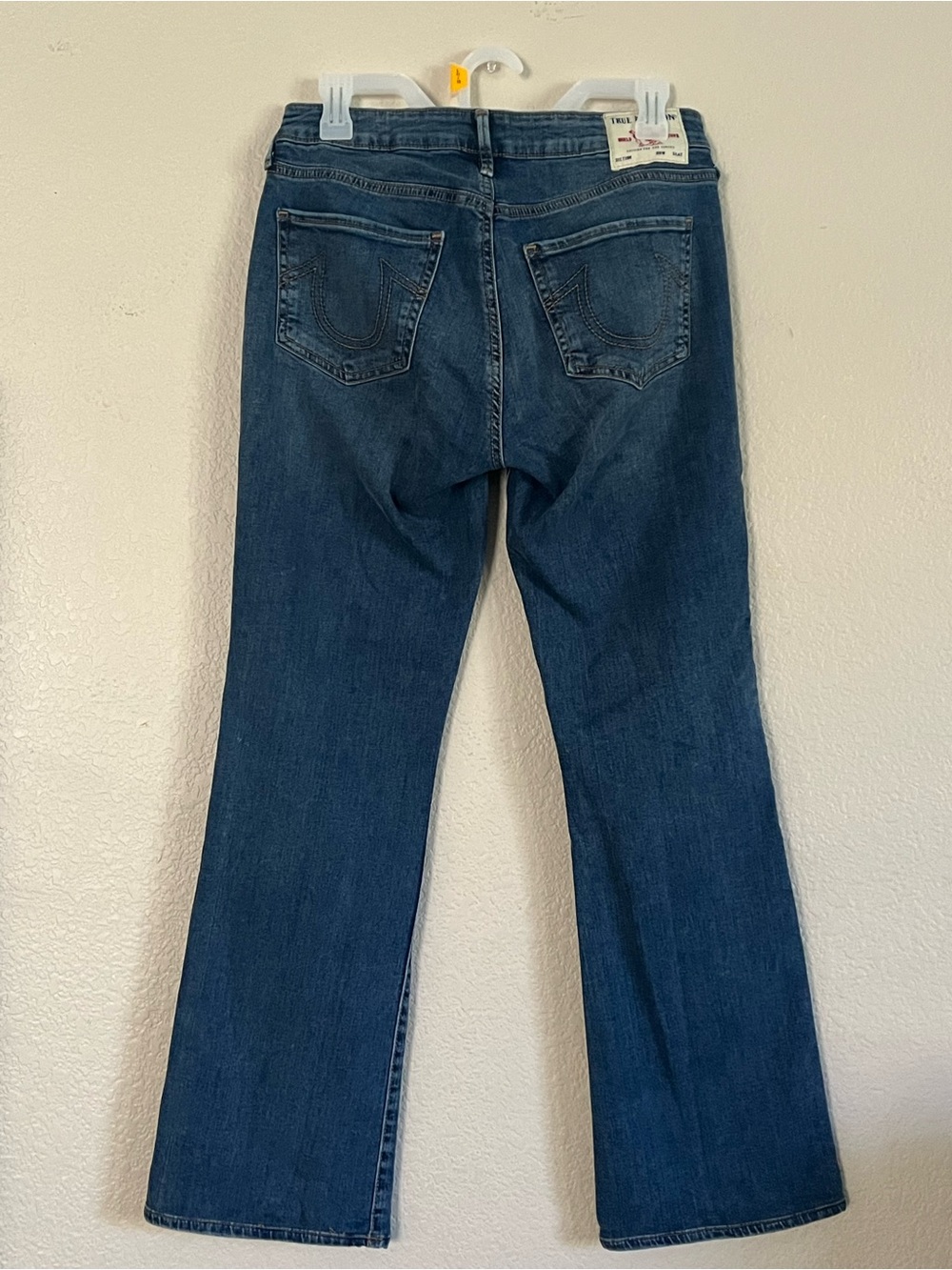 True Religion Becca Mid-Rise Blue Women's 28” Waist 28” Inseam Bootcut Jeans EUC - Picture 2 of 12